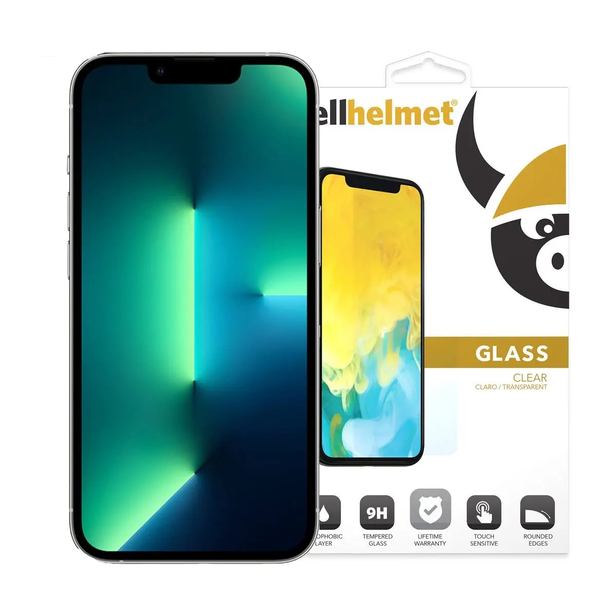 Tempered Glass Screen Protector for iPhone 14 / iPhone 13 / iPhone 13 Pro - Cellhelmet Cellhelmet