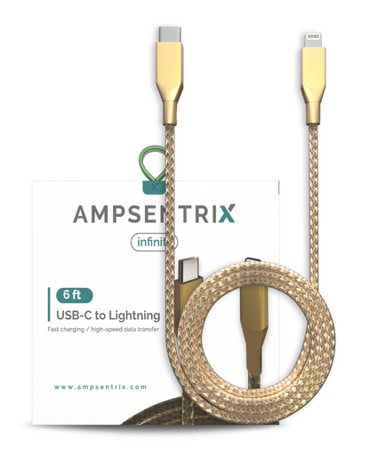 USB Type C to Lightning Cable - AmpSentrix