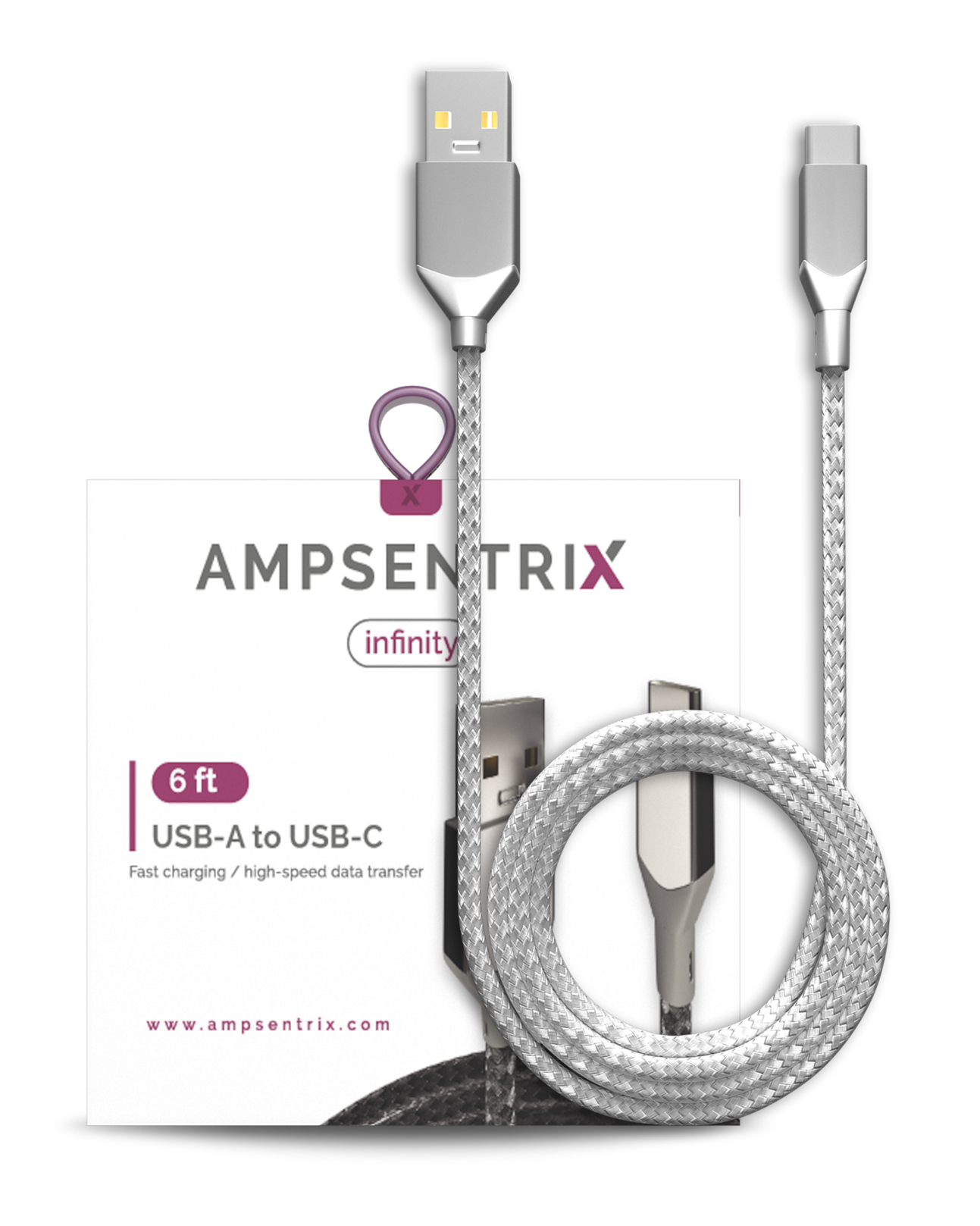 USB Type A to USB Type C Cable - AmpSentrix