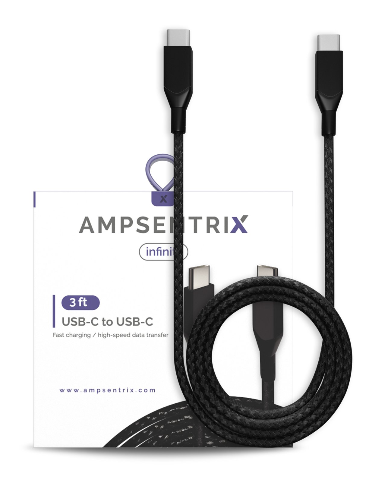 USB Type C to Type C Cable - AmpSentrix