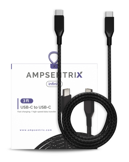 USB Type C to Type C Cable - AmpSentrix