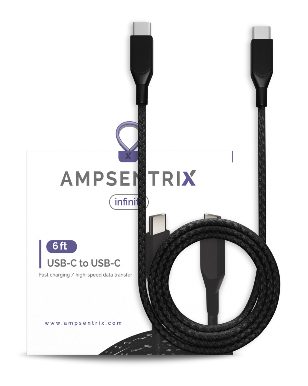 USB Type C to Type C Cable - AmpSentrix