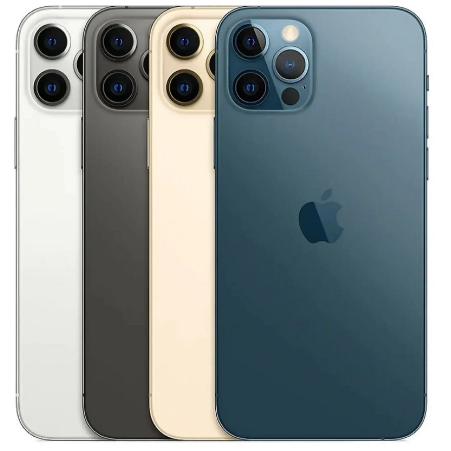 Refurbished iPhone 12 Pro Max in All Colors Group Shot - Unlocked - Strictli Certified