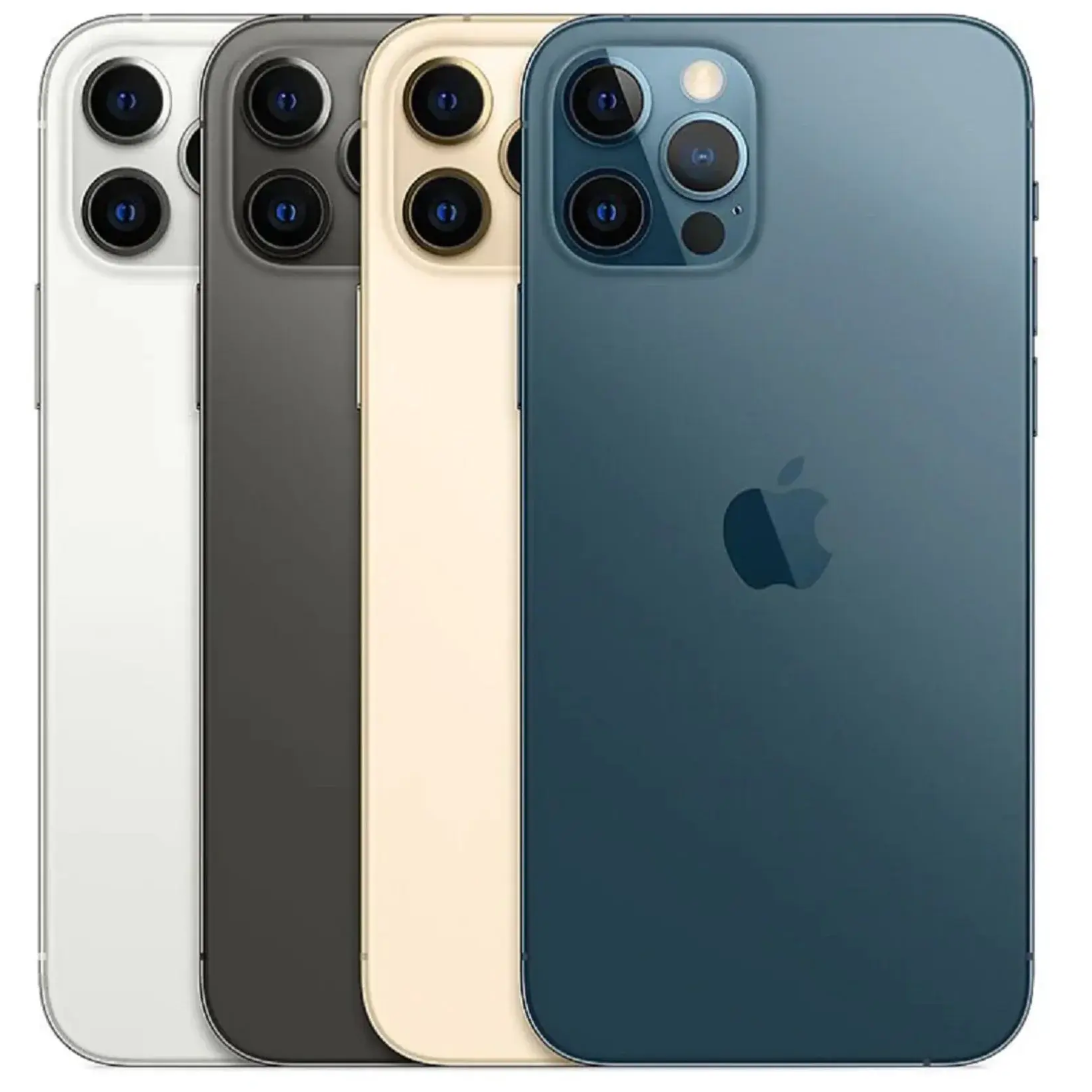 Refurbished iPhone 12 Pro Max in All Colors Group Shot - Unlocked - Strictli Certified